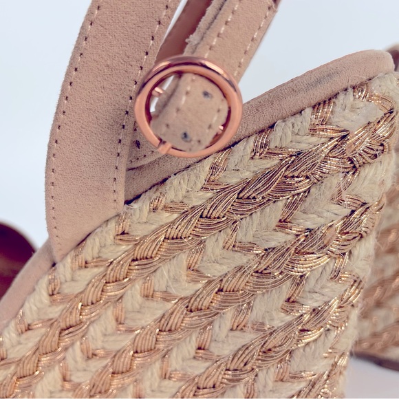 ASOS Tula Metallic Espadrilles with Rose Gold Detailing. - Picture 15 of 16